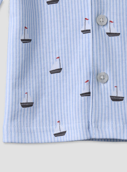 Juniors Cotton Collared Long Sleeves Pyjama Set with Nautical Print-baby-boys-clothing-nightwear-pyjamasets-image-8