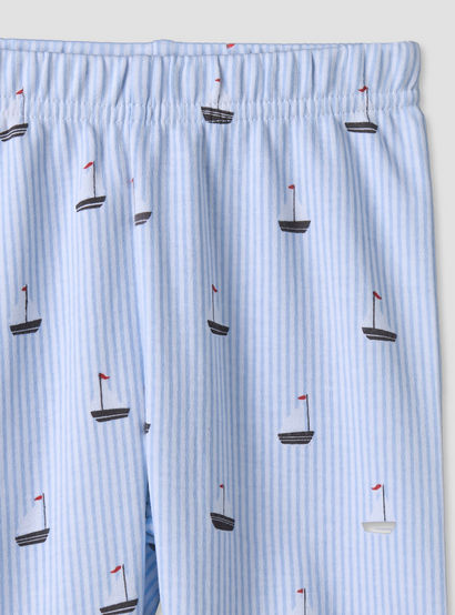 Juniors Cotton Collared Long Sleeves Pyjama Set with Nautical Print-baby-boys-clothing-nightwear-pyjamasets-image-9