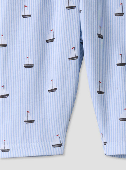 Juniors Cotton Collared Long Sleeves Pyjama Set with Nautical Print-baby-boys-clothing-nightwear-pyjamasets-image-10