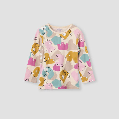 Juniors Pyjama Set with Graphic Print - Cotton - Long Sleeves