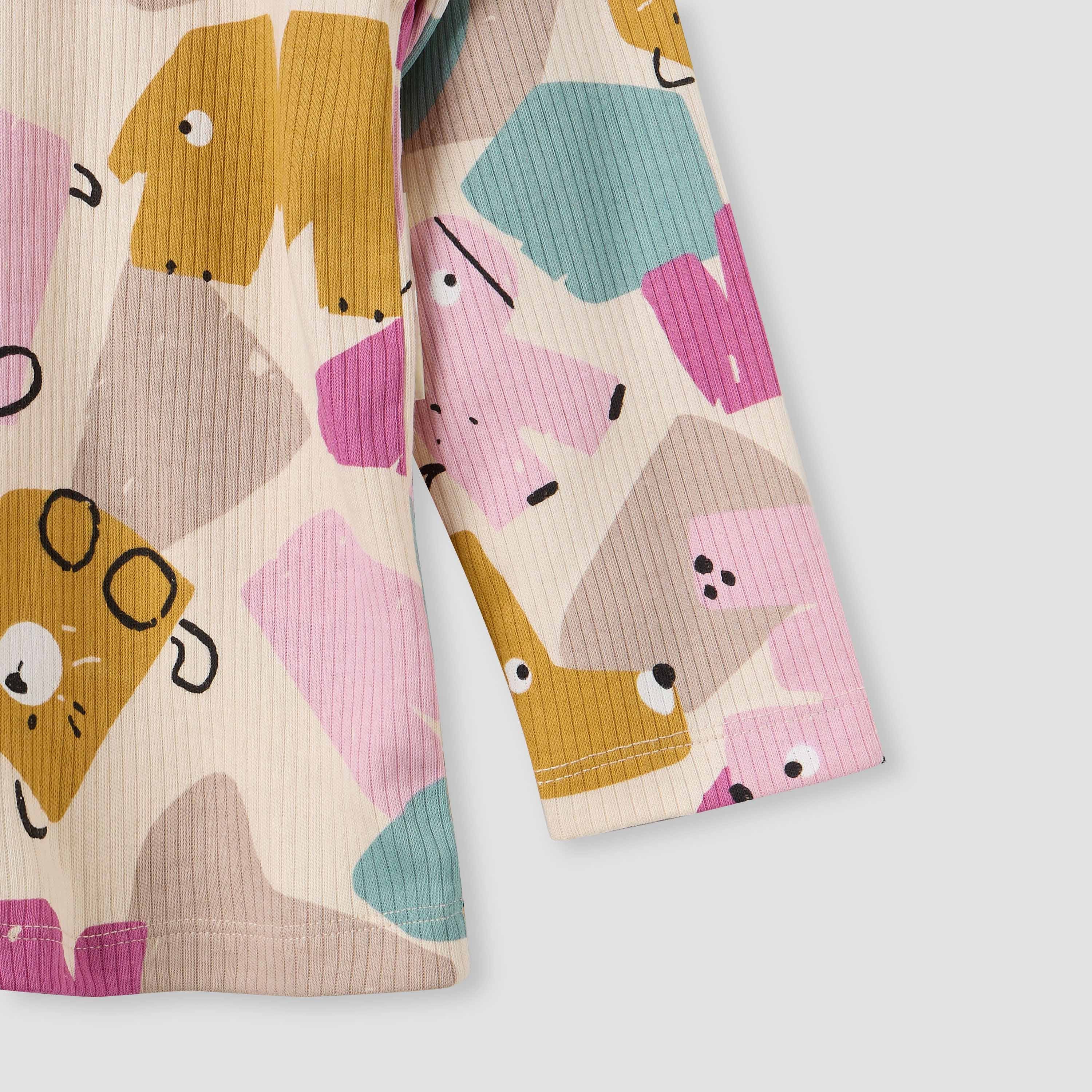 Juniors Pyjama Set with Graphic Print - Cotton - Long Sleeves