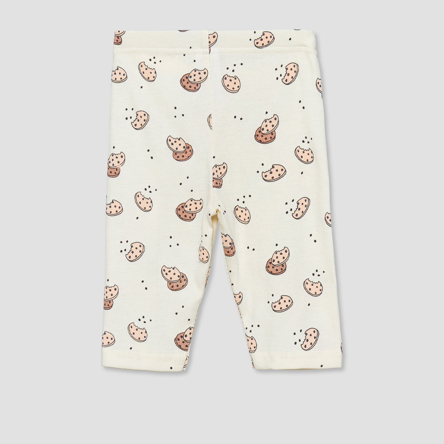 Juniors Cotton Crew Neck Long Sleeves Pyjama Set with Cookie Print
