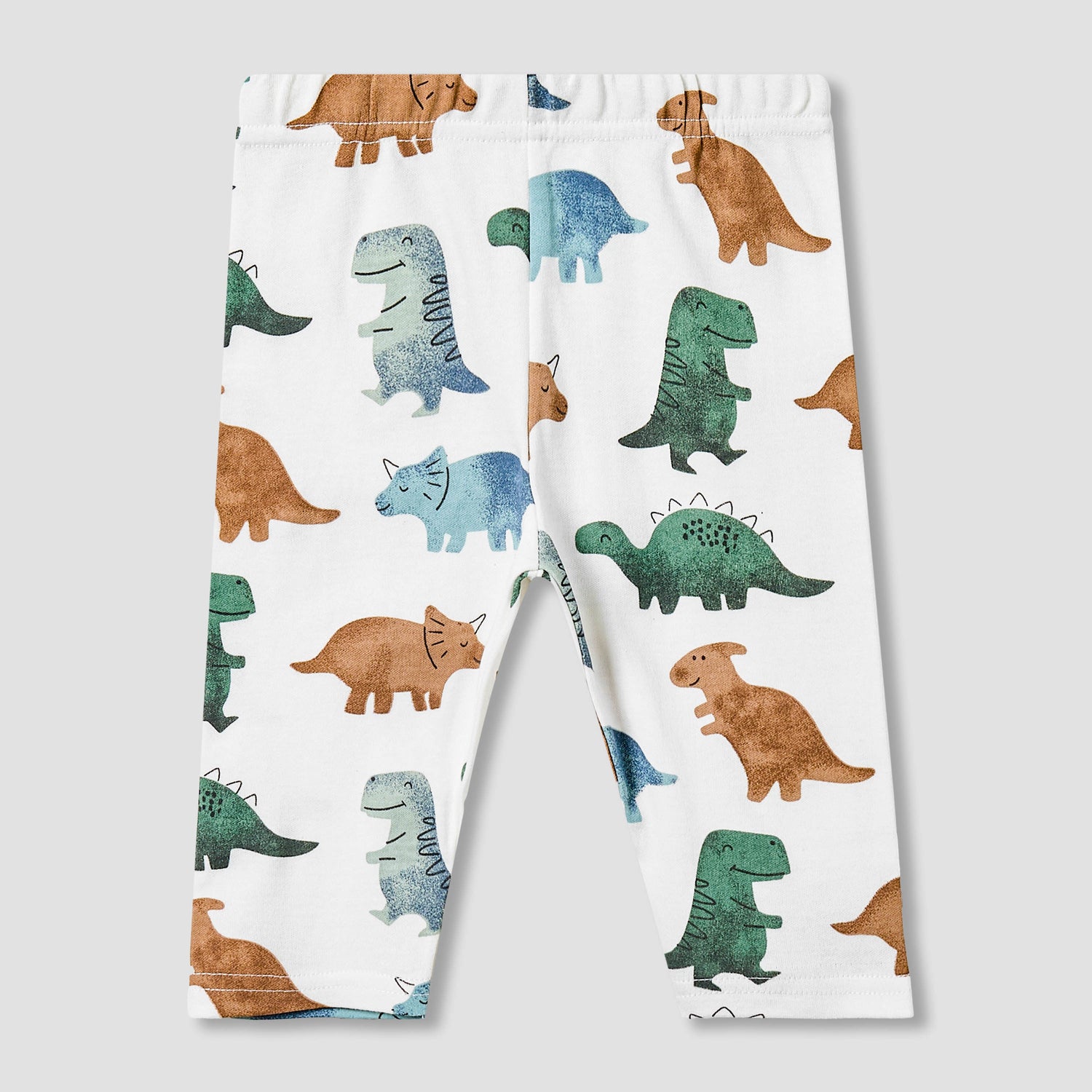 Juniors All-Over Dinosaur Print Long Sleeve T-shirt and Elasticated Pyjama Set