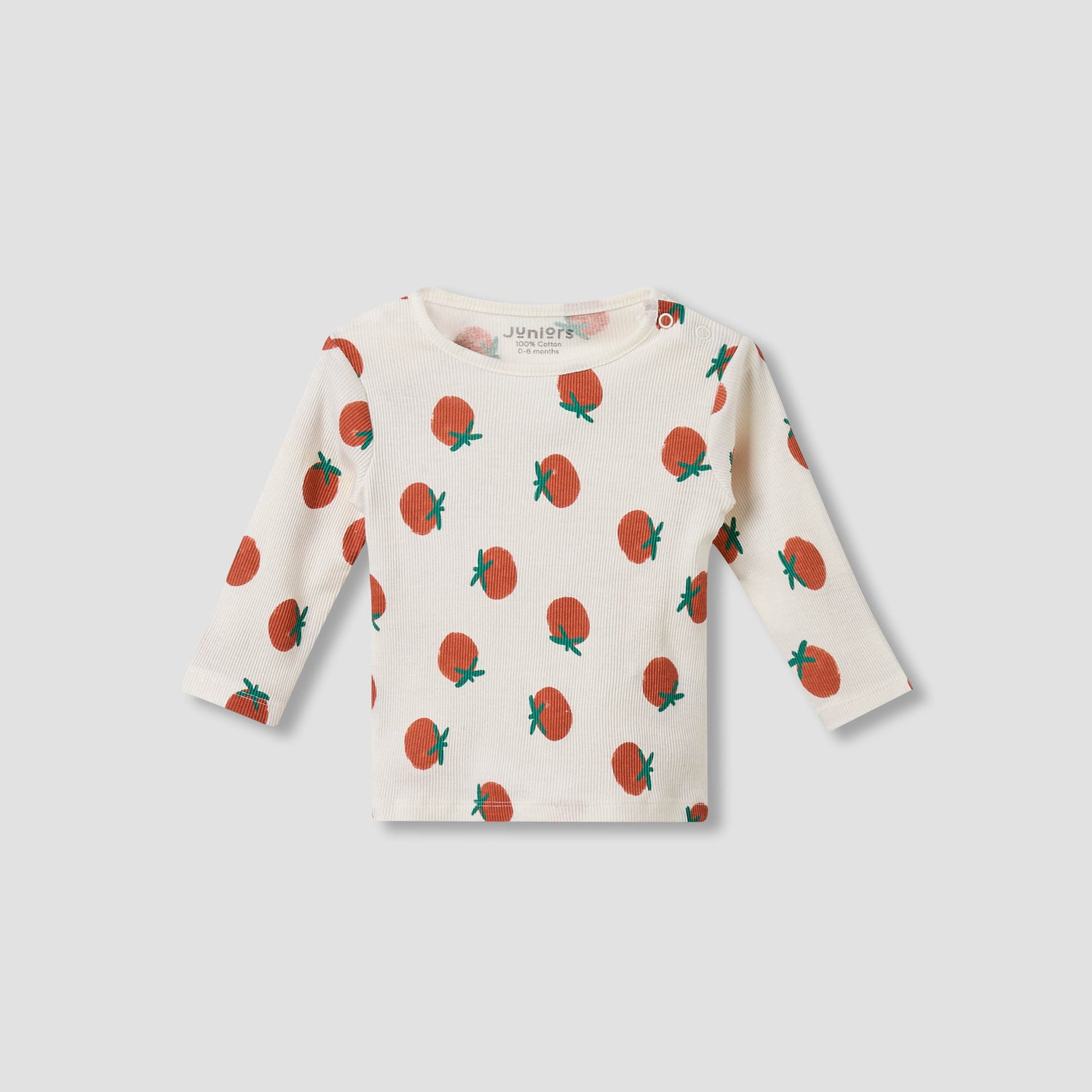 Juniors Cotton Crew Neck Long Sleeves Pyjama Set with Print
