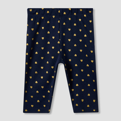 Juniors All-Over Heart Print T-shirt and Pyjama Set