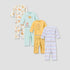 Set of 4 Juniors Cotton Crew Neck Long Sleeves Pyjama Set with Assorted Print