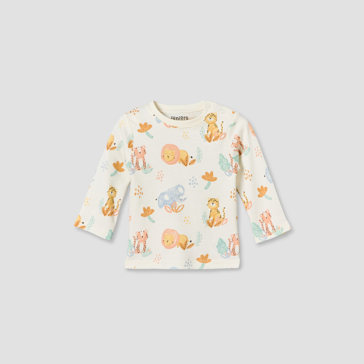 Set of 4 Juniors Cotton Crew Neck Long Sleeves Pyjama Set with Assorted Print