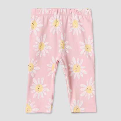 Pack of 4 Juniors Cotton Crew Neck Long Sleeves Pyjama Set with Floral Print