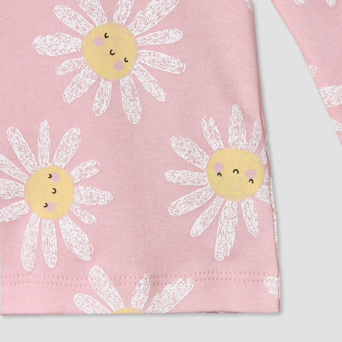 Pack of 4 Juniors Cotton Crew Neck Long Sleeves Pyjama Set with Floral Print