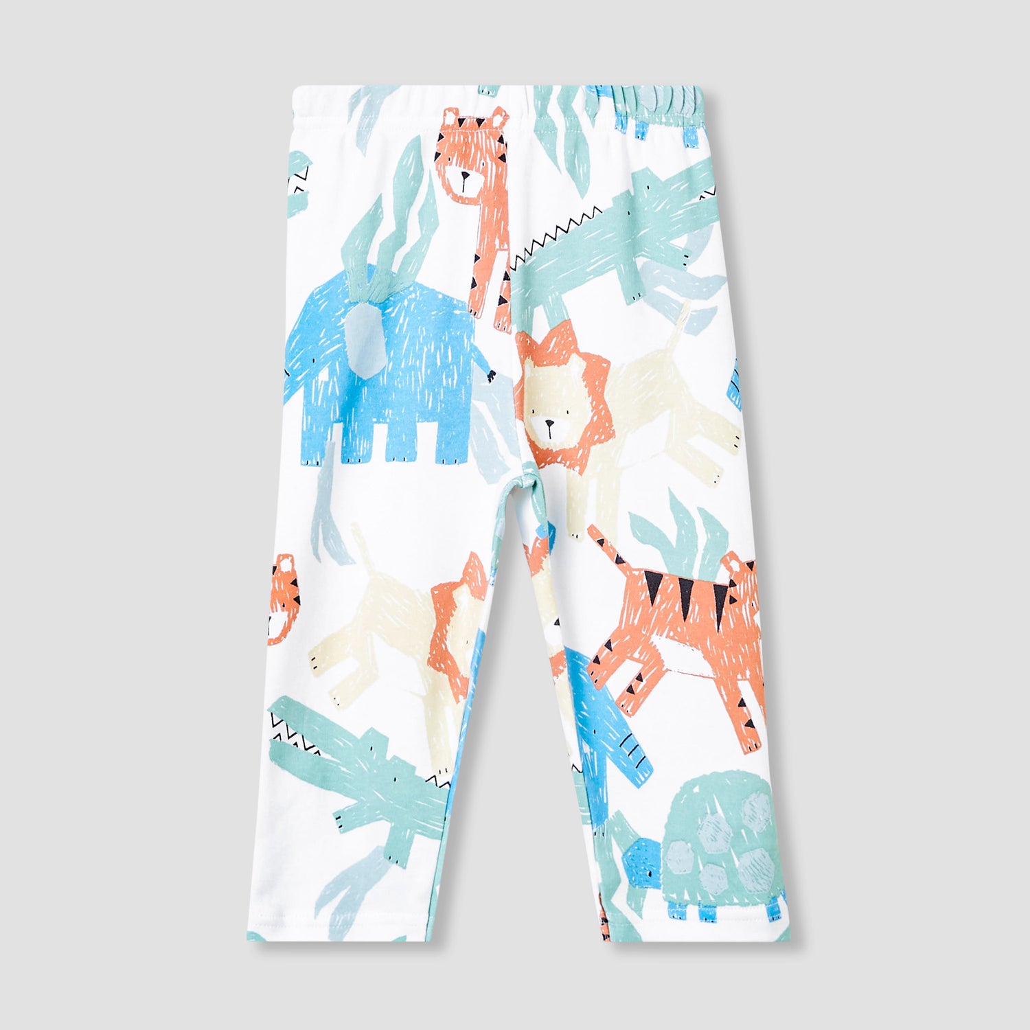 Juniors Animal Print T-shirt and Pyjama Set