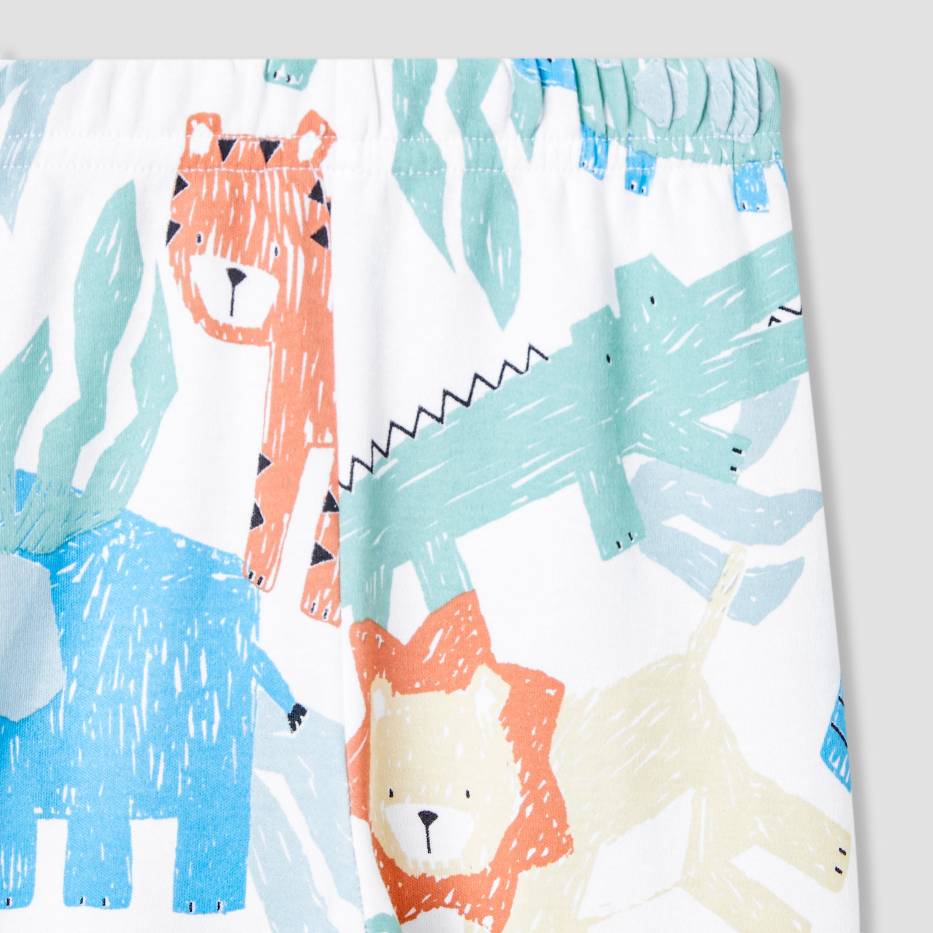 Juniors Animal Print T-shirt and Pyjama Set