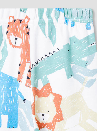Juniors Animal Print T-shirt and Pyjama Set-baby-boys-clothing-nightwear-pyjamasets-image-6