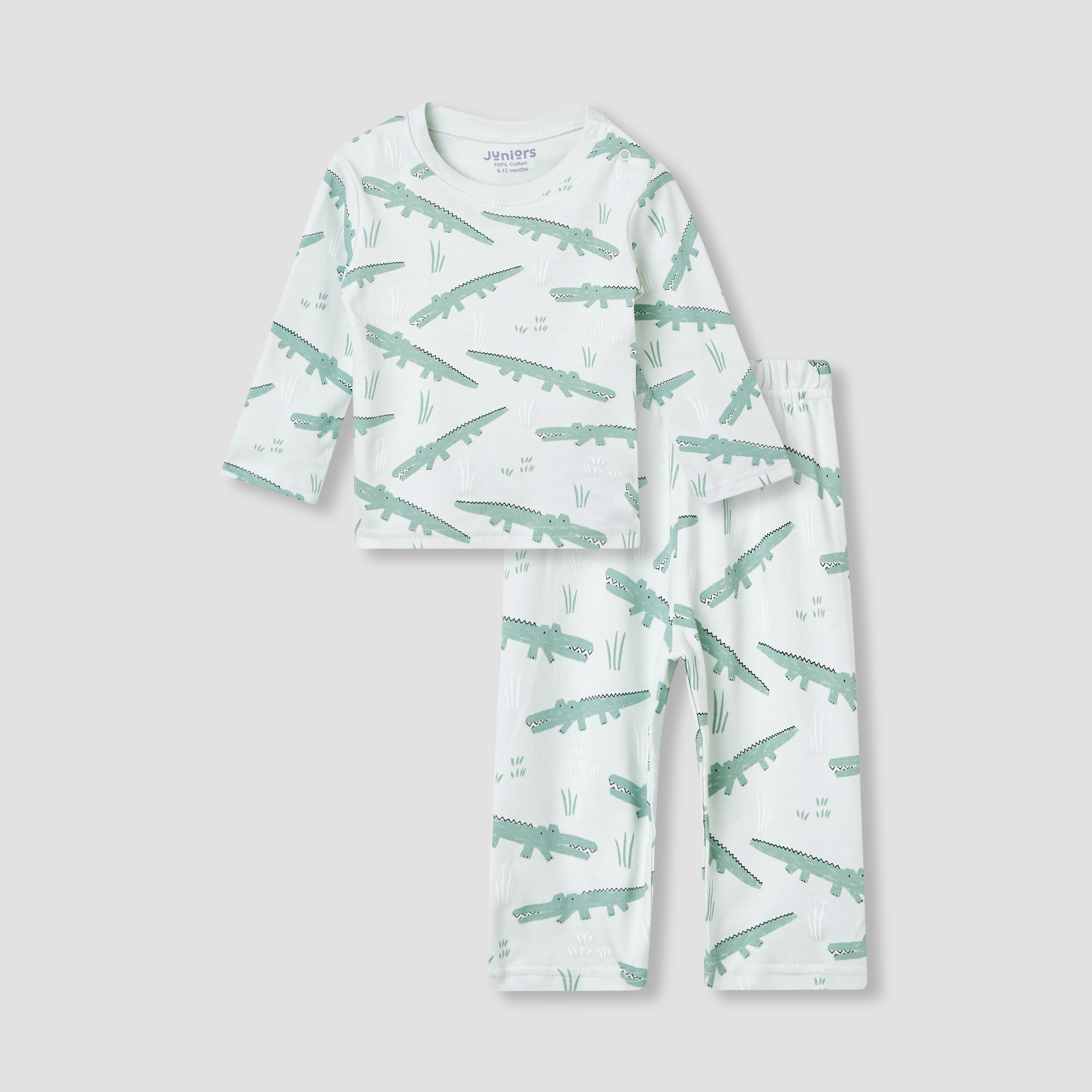 Juniors Giraffe Print T-shirt and Pyjama Set