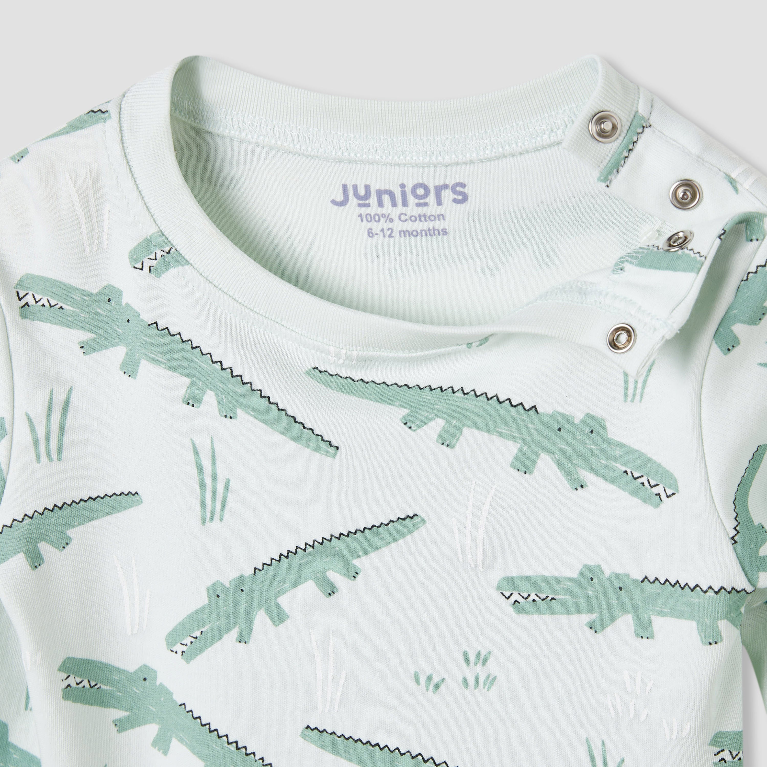 Juniors Giraffe Print T-shirt and Pyjama Set