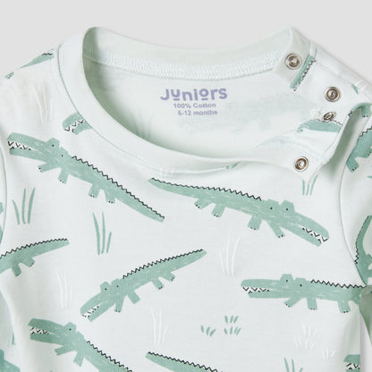 Juniors Giraffe Print T-shirt and Pyjama Set