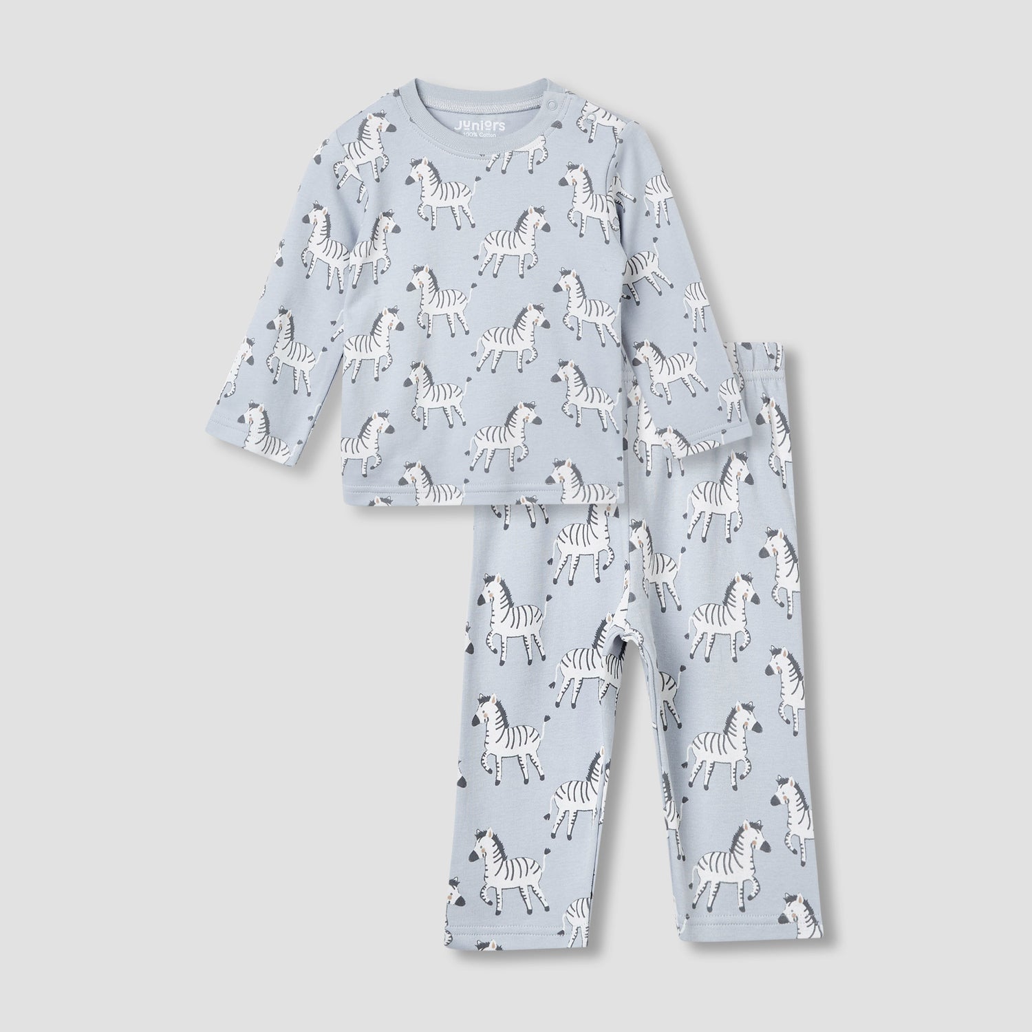 Juniors Bunny Print T-shirt and Pyjama Set