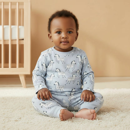 Juniors Bunny Print T-shirt and Pyjama Set