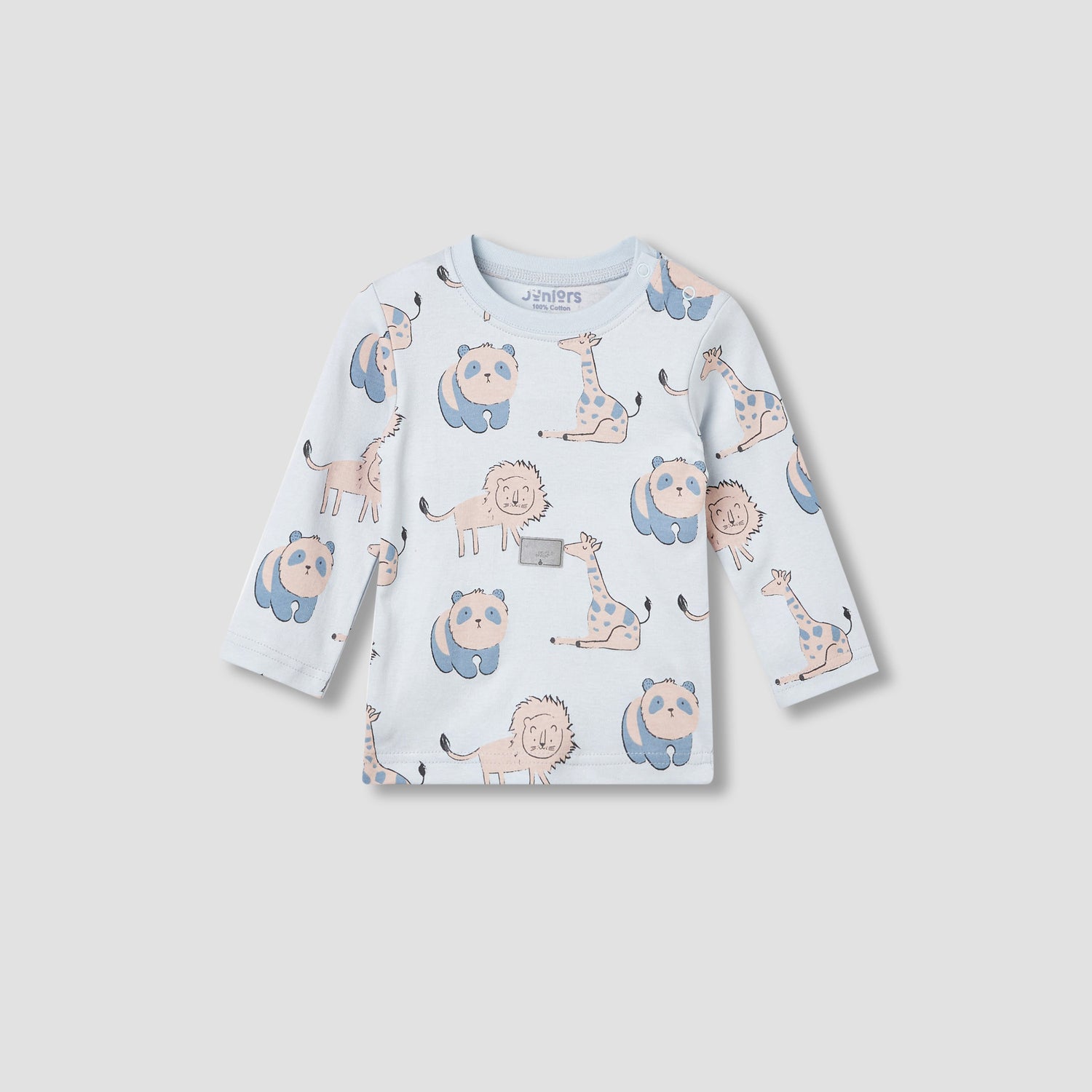 Juniors Animal Print T-shirt and Pyjama Set