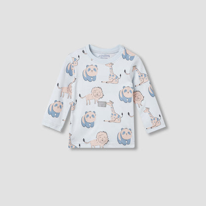 Juniors Animal Print T-shirt and Pyjama Set