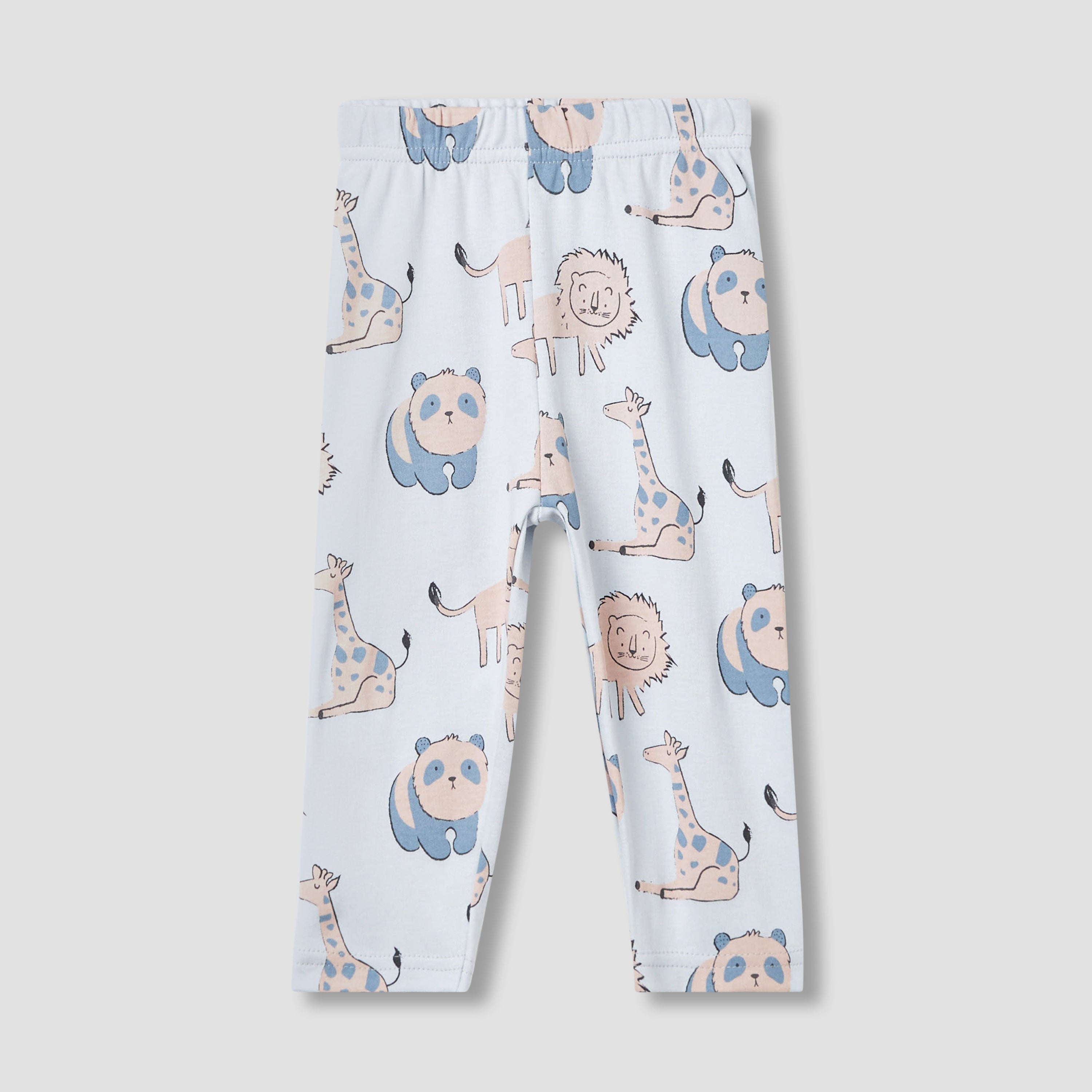 Juniors Animal Print T-shirt and Pyjama Set