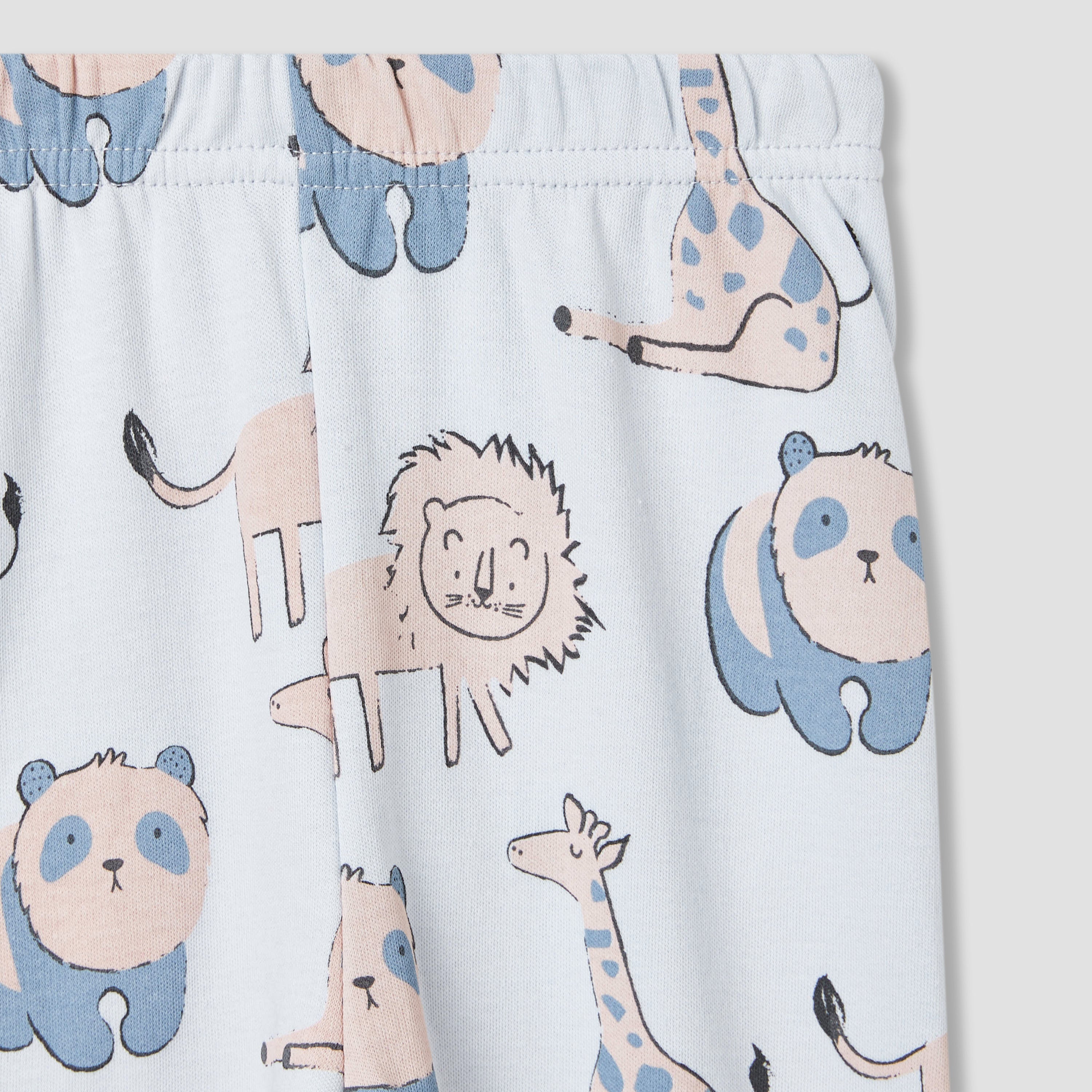 Juniors Animal Print T-shirt and Pyjama Set