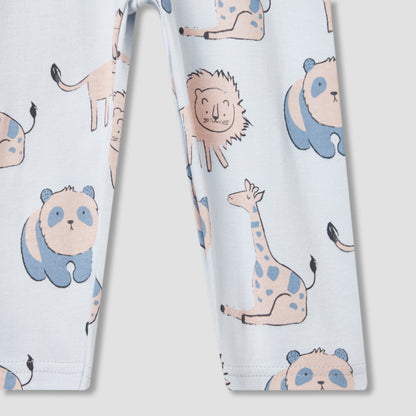 Juniors Animal Print T-shirt and Pyjama Set
