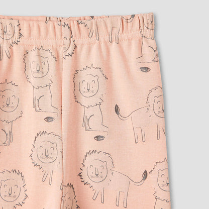 Juniors Pyjama Set with Print - Cotton - Long Sleeves - Crew Neck