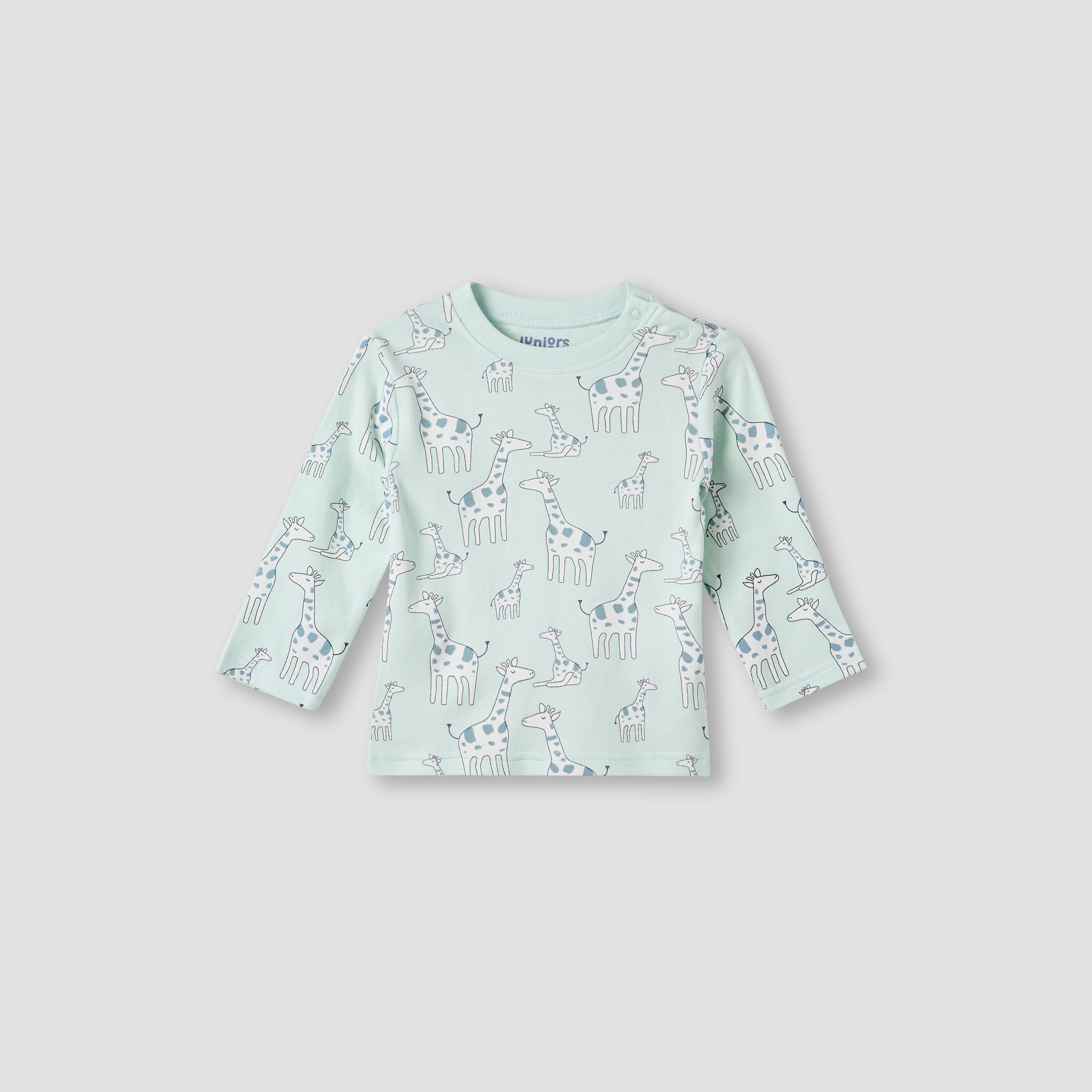 Juniors Giraffe Print T-shirt and Pyjama Set