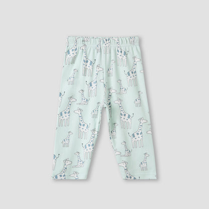 Juniors Giraffe Print T-shirt and Pyjama Set