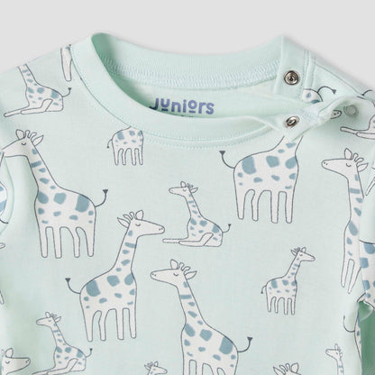 Juniors Giraffe Print T-shirt and Pyjama Set
