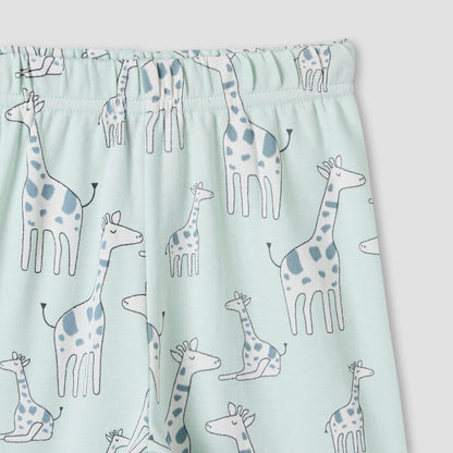 Juniors Giraffe Print T-shirt and Pyjama Set
