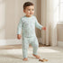 Juniors Giraffe Print T-shirt and Pyjama Set - Green / 12-18 mths