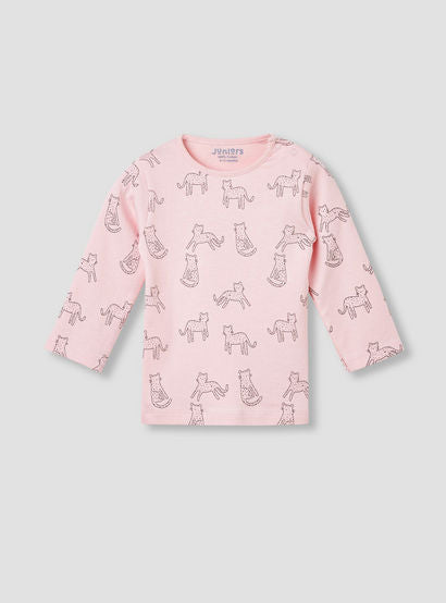 Juniors Pyjama Set with Bear Print - Cotton - Long Sleeves - Crew Neck-baby-boys-clothing-nightwear-pyjamasets-image-3