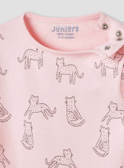 Juniors Pyjama Set with Bear Print - Cotton - Long Sleeves - Crew Neck-baby-boys-clothing-nightwear-pyjamasets-image-5