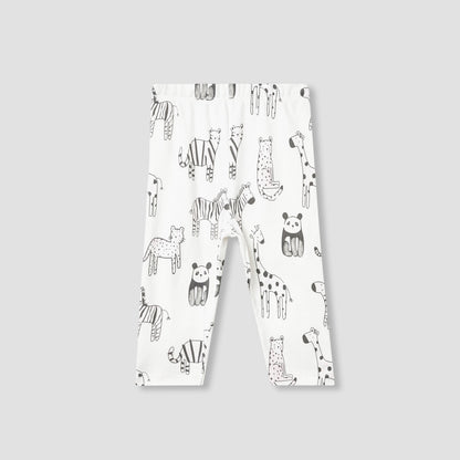 Juniors Animal Print T-shirt and Pyjama Set