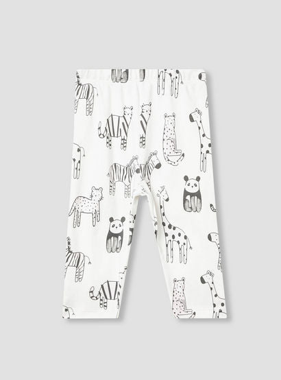 Juniors Animal Print T-shirt and Pyjama Set-baby-girls-clothing-nightwear-pyjamasets-image-4