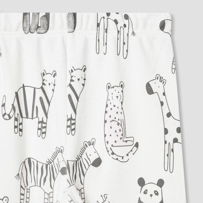 Juniors Animal Print T-shirt and Pyjama Set