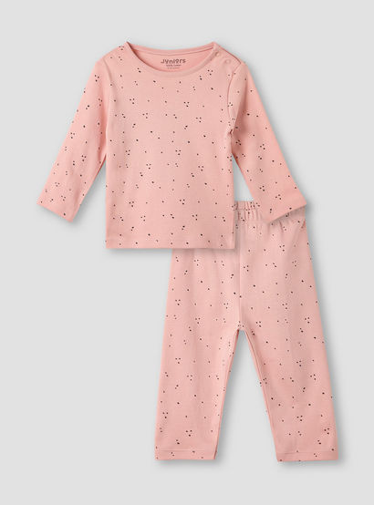 Juniors Pyjama Set with Elephant Print - Cotton - Long Sleeves-promo_babyshop_Buy3for79_UAE130126-image-2