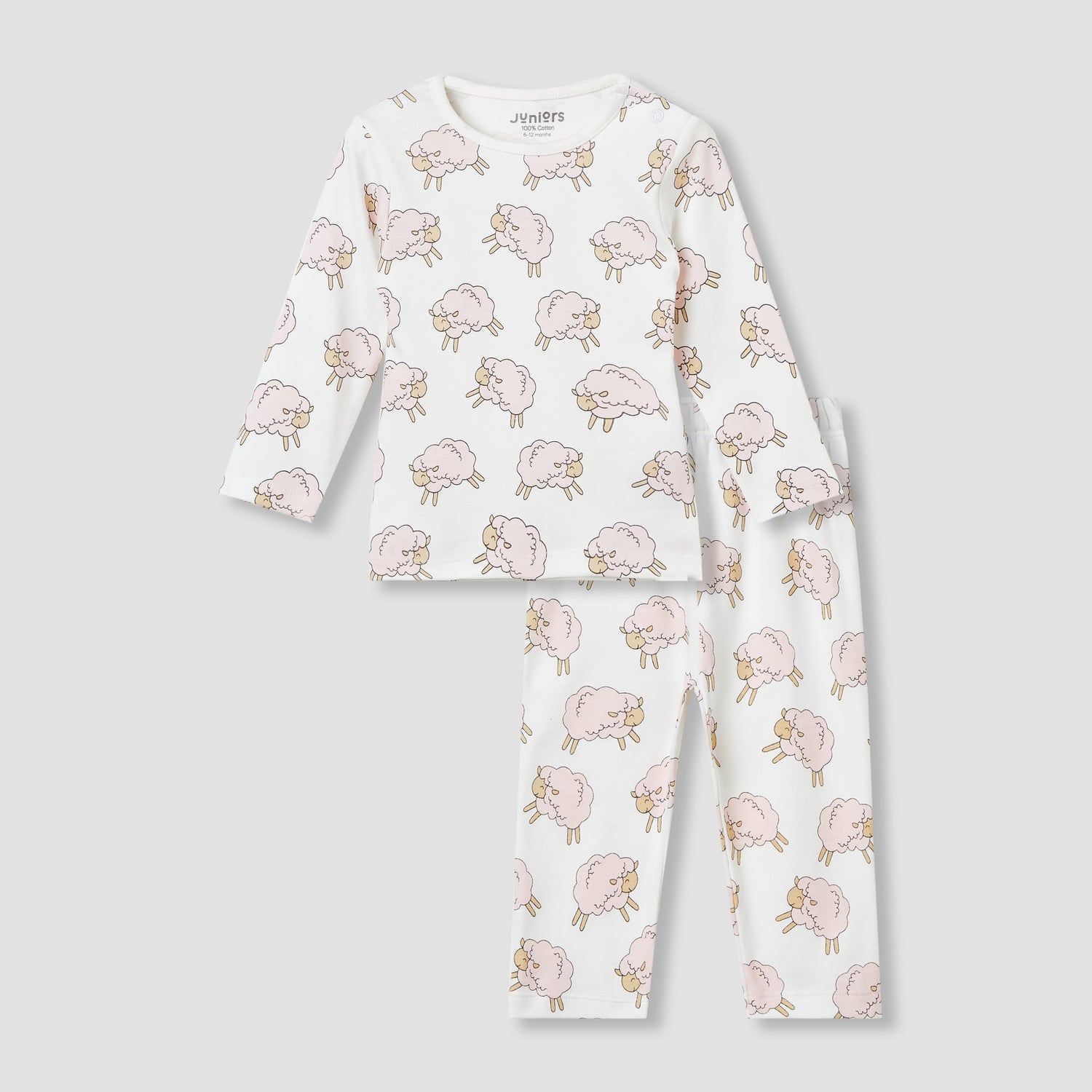 Juniors Giraffe Print T-shirt and Pyjama Set