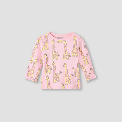 Juniors Printed T-shirt and Pyjama Set