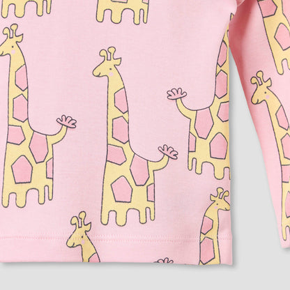 Juniors Printed T-shirt and Pyjama Set