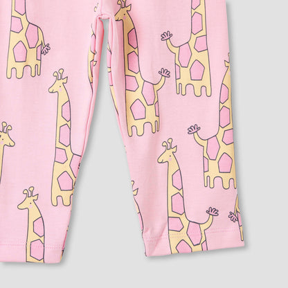 Juniors Printed T-shirt and Pyjama Set