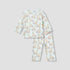 Juniors Bunny Print T-shirt and Pyjama Set - Orange / 12-18 mths