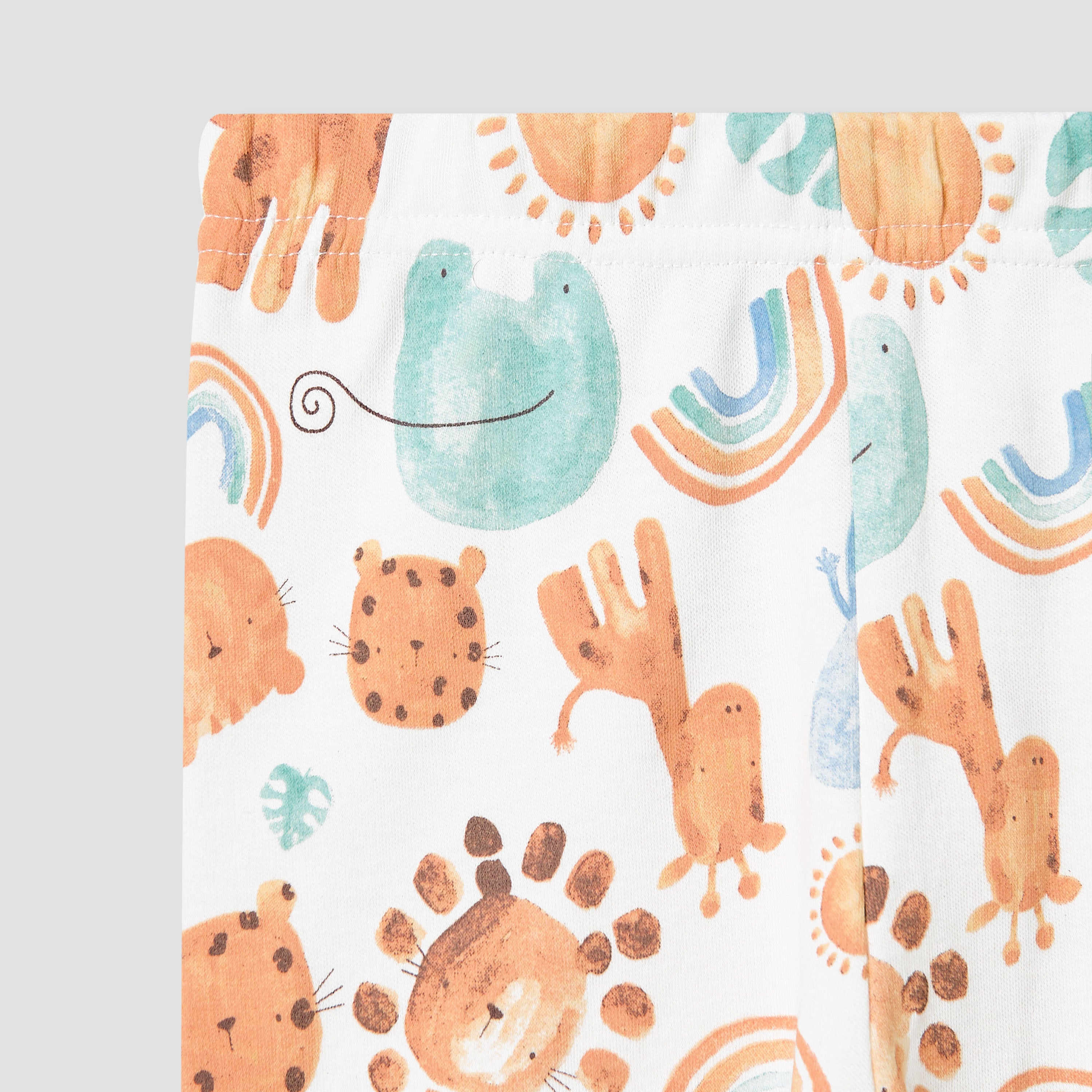 Juniors Animal Print T-shirt and Pyjama Set