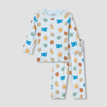 Juniors Bunny Print T-shirt and Pyjama Set