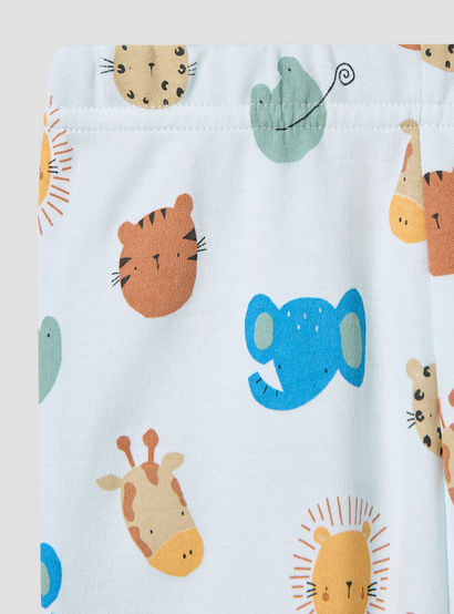 Juniors Bunny Print T-shirt and Pyjama Set-baby-girls-clothing-nightwear-pyjamasets-image-6