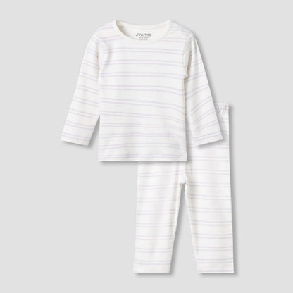 Juniors Pyjama Set with Print - Cotton - Long Sleeves - Crew Neck