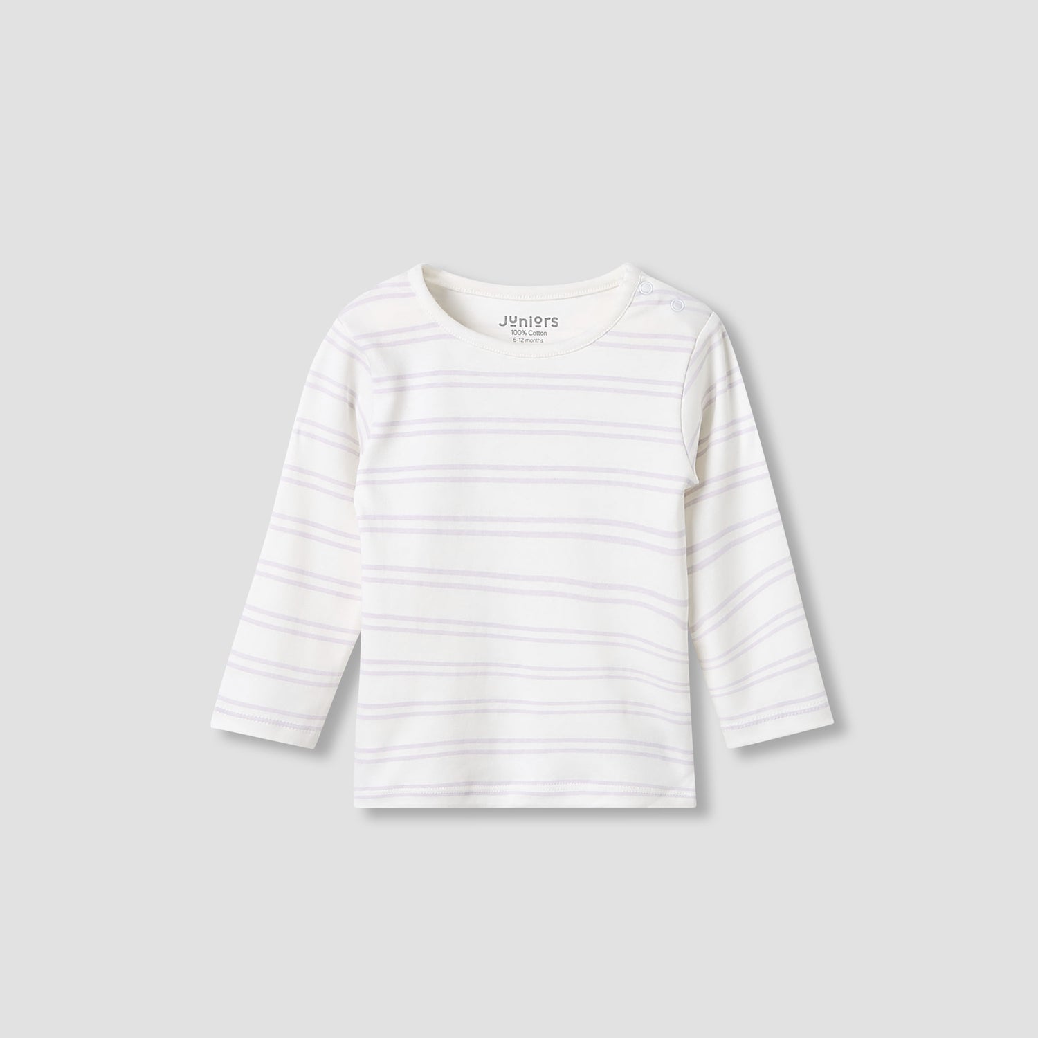 Juniors Pyjama Set with Print - Cotton - Long Sleeves - Crew Neck