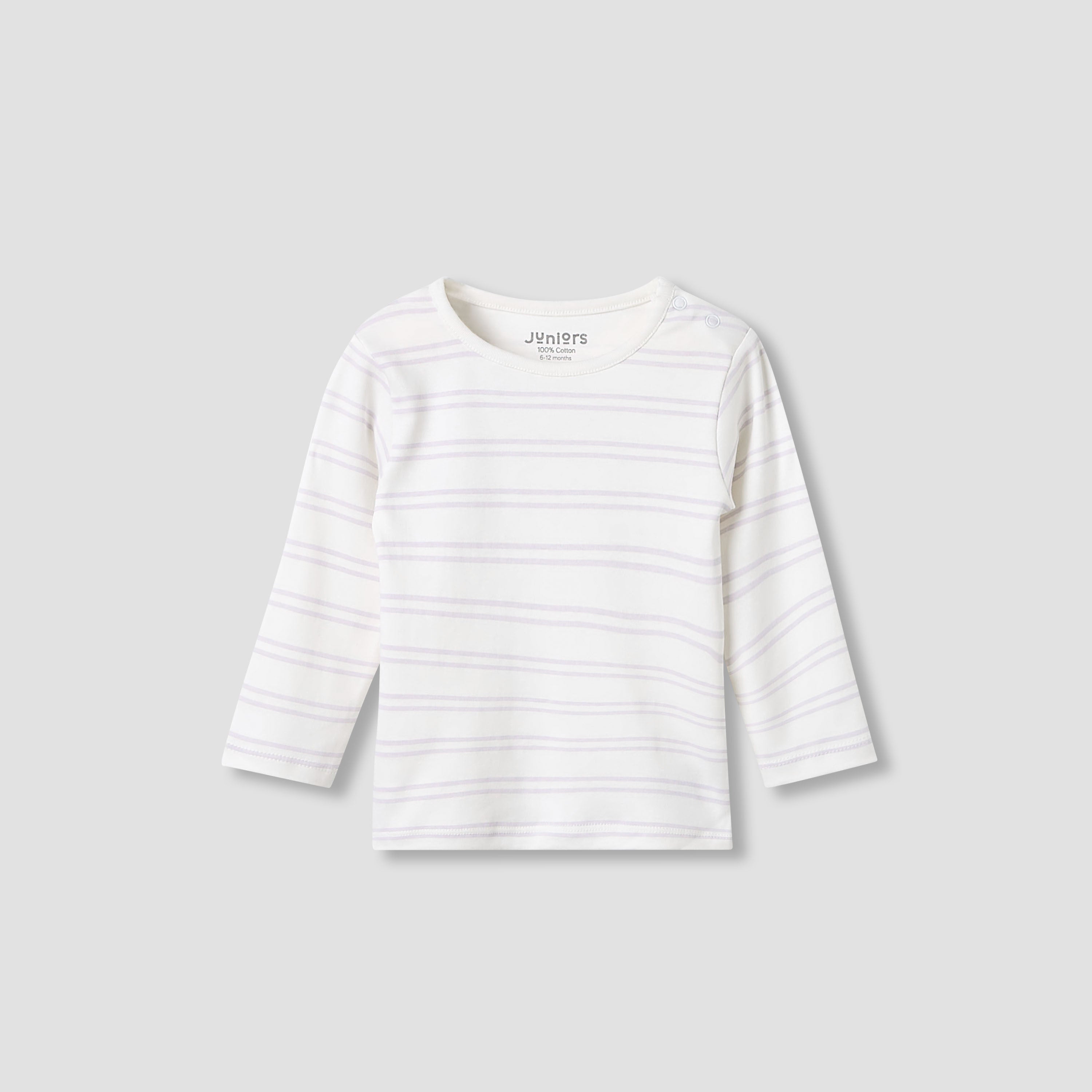 Juniors Pyjama Set with Print - Cotton - Long Sleeves - Crew Neck