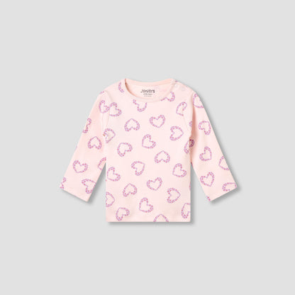 Juniors Animal Print T-shirt and Pyjama Set